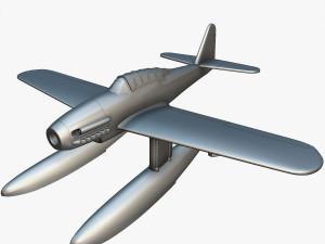 Aichi M6A1 Seiran - 3D Printable Model Modelo de Impressão 3D