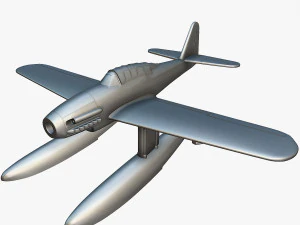 Aichi M6A1 Seiran - 3D-модель для друку 3D Принт Модель