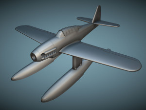 Aichi M6A1 Seiran - 3D Printable Model 3D प्रिंट मॉडल