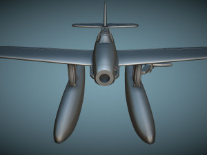 Aichi M6A1 Seiran - 3D Printable Model 3D प्रिंट मॉडल