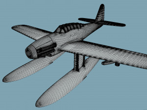 Aichi M6A1 Seiran - 3D Printable Model 3D प्रिंट मॉडल