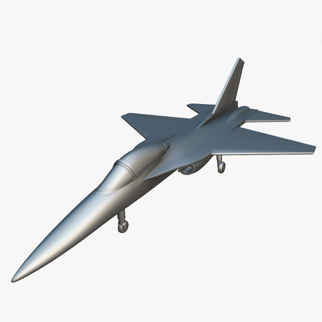 AIDC F-CK-1A Ching-kuo - 3D Printable Model Model do druku 3D .c4d .max .obj .3ds .fbx .stl .blend 