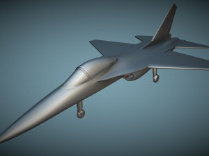 AIDC F-CK-1A Ching-kuo - 3D Printable Model Model do druku 3D