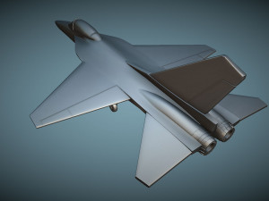 AIDC F-CK-1A Ching-kuo - 3D Printable Model Model do druku 3D
