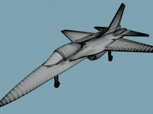AIDC F-CK-1A Ching-kuo - 3D Printable Model Model do druku 3D
