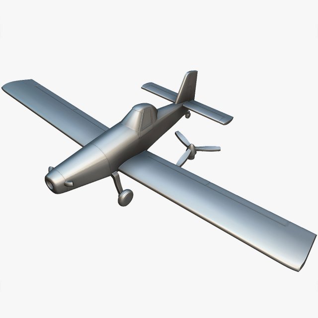 Air Tractor AT-402B - 3D Printable Model 3D Принт Модель .c4d .max .obj .3ds .fbx .stl .blend 