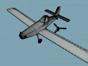 Air Tractor AT-402B - 3D Printable Model 3D Print Model