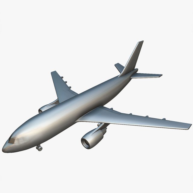 Airbus A310 - 3D Printable Model 3D Druckmodell .c4d .max .obj .3ds .fbx .stl .blend