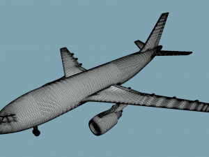 Airbus A310 - 3D Printable Model 3D Druckmodell