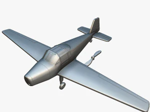 Bucker Bu-181 Bestmann - model do druku 3D Model do druku 3D