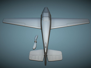 Bucker Bu-181 Bestmann - 3D Printable Model 3D Baskı Modeli