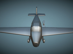 Bucker Bu-181 Bestmann - 3D Printable Model 3D Baskı Modeli