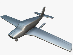 Piper PA-24 Comanche - 3D Printable Model 3D Print Model