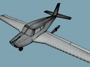 Piper PA-24 Comanche - 3D Printable Model 3D 프린트 모델