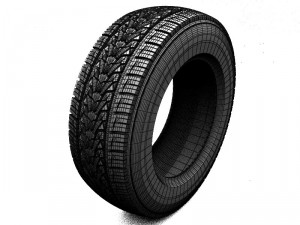 suv tire 285-60r18 3D 模型