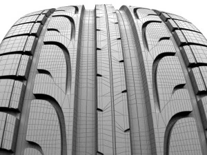 tire dunlop sp sport maxx 3D Model