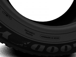 goodyear eagle f1 asymmetric suv tire Modelo 3D