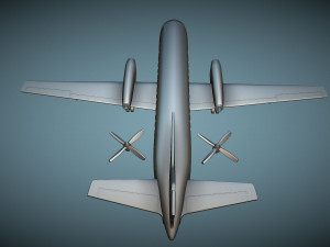 Saab 340A - 3D Printable Model Modello di stampa 3D