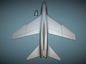 Vought LTV A-7E Corsair II - 3D Printable Model 3D Baskı Modeli