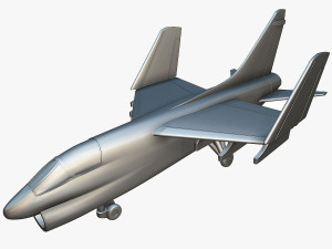 Vought LTV A-7E folded wings - 3D Printable 3D-Druckmodell
