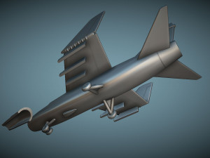 Vought LTV A-7E folded wings - 3D Printable Modèles 3D en vedette