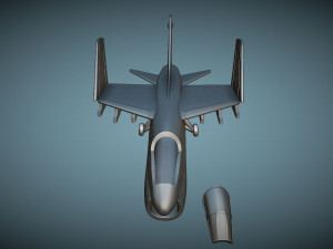 Vought LTV A-7E folded wings - 3D Printable Modèles 3D en vedette