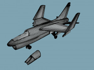 Vought LTV A-7E folded wings - 3D Printable Modèles 3D en vedette