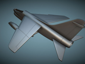 Vought LTV TA-7C Corsair II - 3D Printable Model 3D Принт Модель
