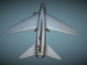 Vought LTV TA-7C Corsair II - 3D Printable Model 3D Принт Модель