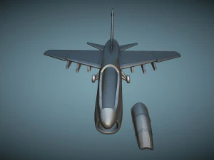 Vought LTV TA-7C Corsair II - 3D Printable Model 3D Print Model