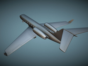 Gulfstream G-IV G400 - 3D Printable Model 3D Принт Модель