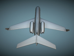 Gulfstream G-IV G400 - 3D Printable Model 3D Принт Модель