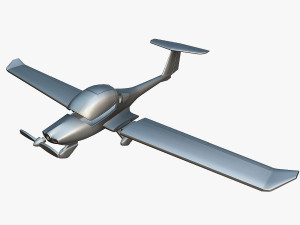 Diamond DA20 Katana Eclipse - 3D Printable Model 3D 打印模型