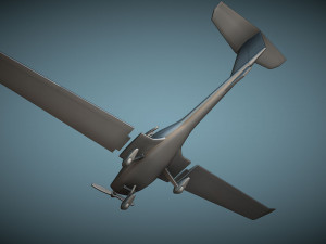 Diamond DA20 Katana Eclipse - 3D Printable Model 3Dプリントモデル
