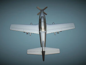North American YAT-28E Trojan - 3D Printable Model 3D Print Model