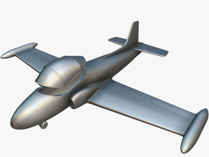BAC Jet Provost T5A - 3D Printable Model 3D प्रिंट मॉडल