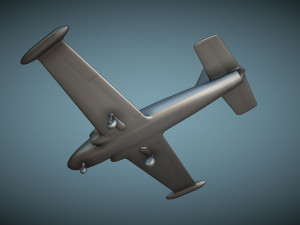 BAC Jet Provost T5A - 3D Printable Model Modèles 3D en vedette