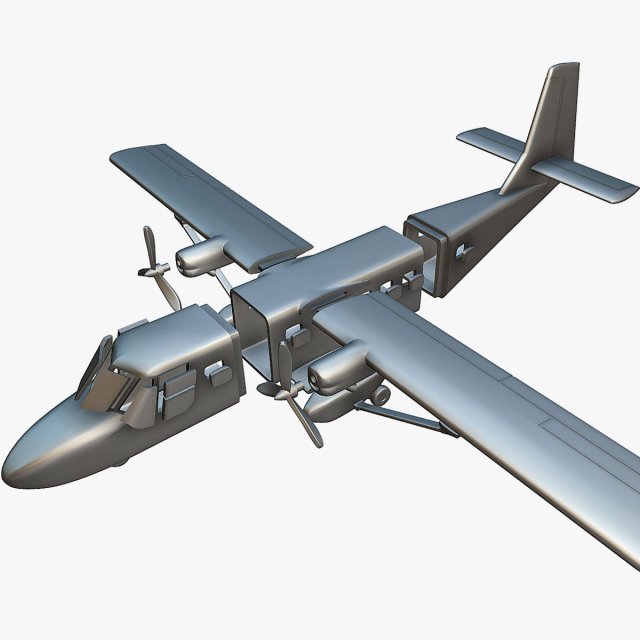 GAF N-24A Nomad - 3D Printable Model 3D Print Model .c4d .max .obj .3ds .fbx .stl .blend 