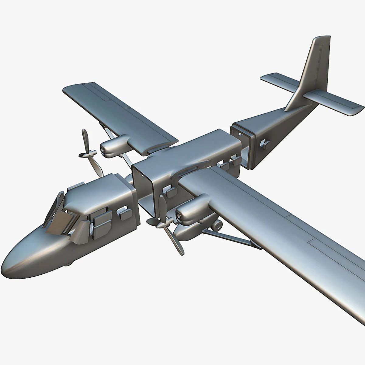 GAF N-24A Nomad - 3D Printable Model 3D Print Model .c4d .max .obj .3ds .fbx .stl .blend 