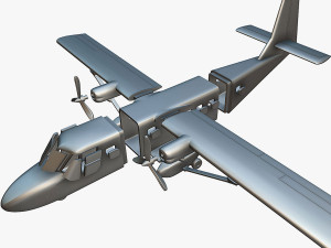 GAF N-24A Nomad - 3D Printable Model 3D प्रिंट मॉडल
