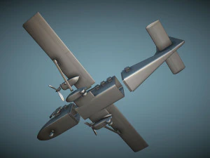 GAF N-24A Nomad - 3D Printable Model 3D Print Model
