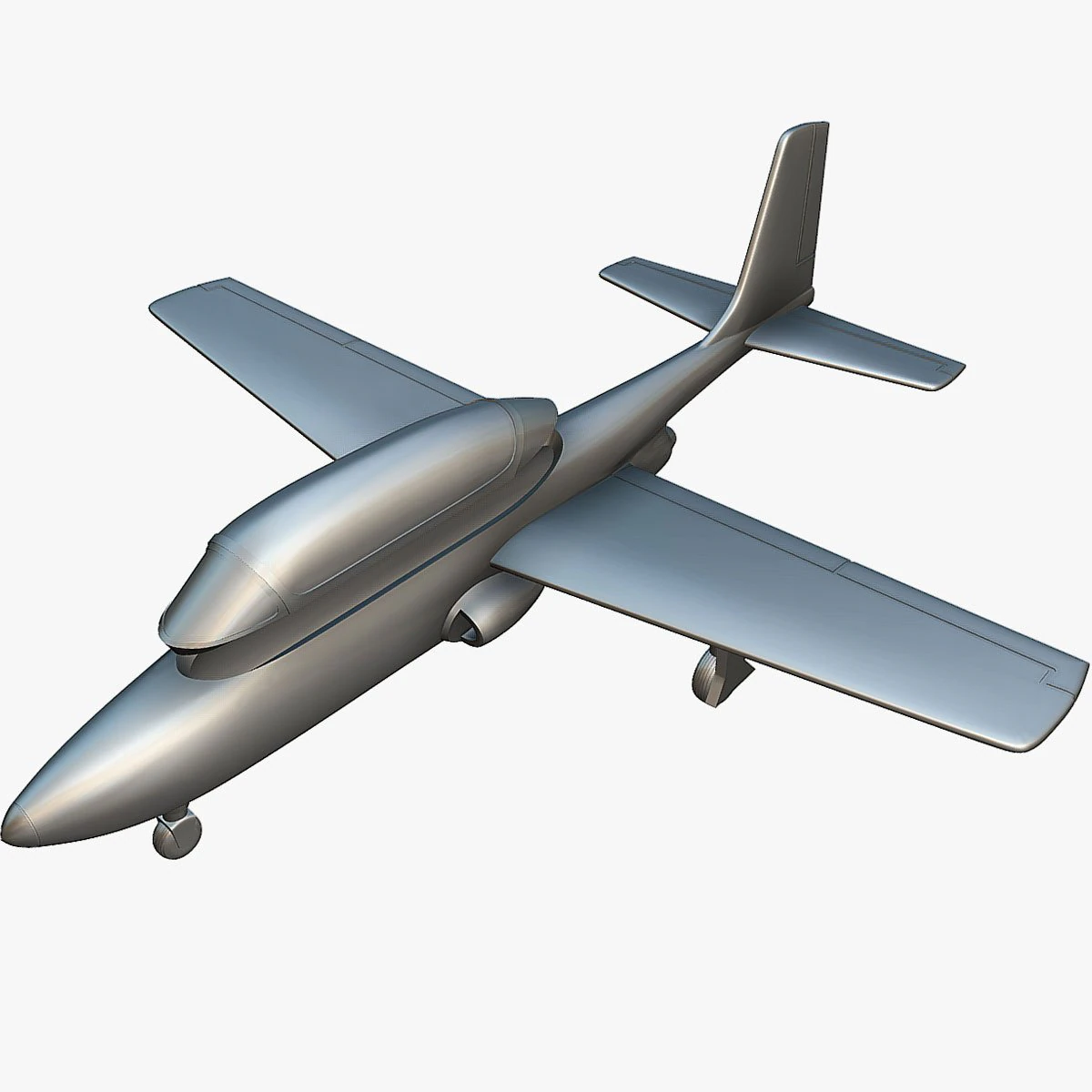 Temco TT-1 Pinto - 3D Printable Model 3D Print Model .c4d .max .obj .3ds .fbx .stl .blend 