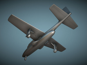 Temco TT-1 Pinto - 3D Printable Model 3D Принт Модель