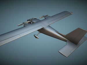 Partenavia P-68C Victor - 3D Printable Model Modelo de Impressão 3D