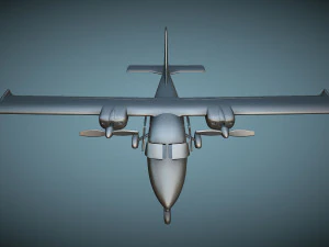 Partenavia P-68C Victor - 3D Printable Model 3D Print Model