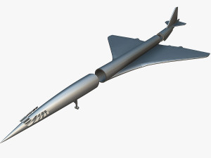 Boeing 2707-300 - 3D Printable Model 3D Print Model