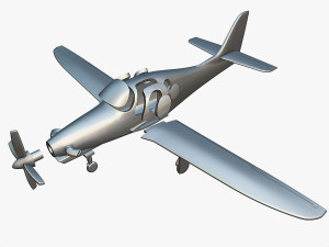 Lancair Evolution - 3D Printable Model 3Dプリントモデル