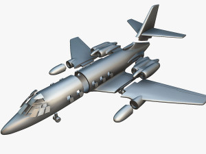 Lockheed C-140 JetStar - 3D Printable Model 3D Print Model