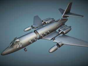 Lockheed C-140 JetStar - 3D Printable Model 3Dプリントモデル