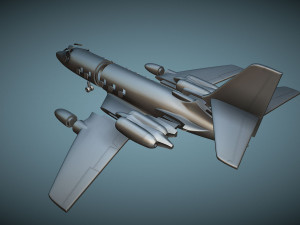 Lockheed C-140 JetStar - 3D Printable Model 3Dプリントモデル
